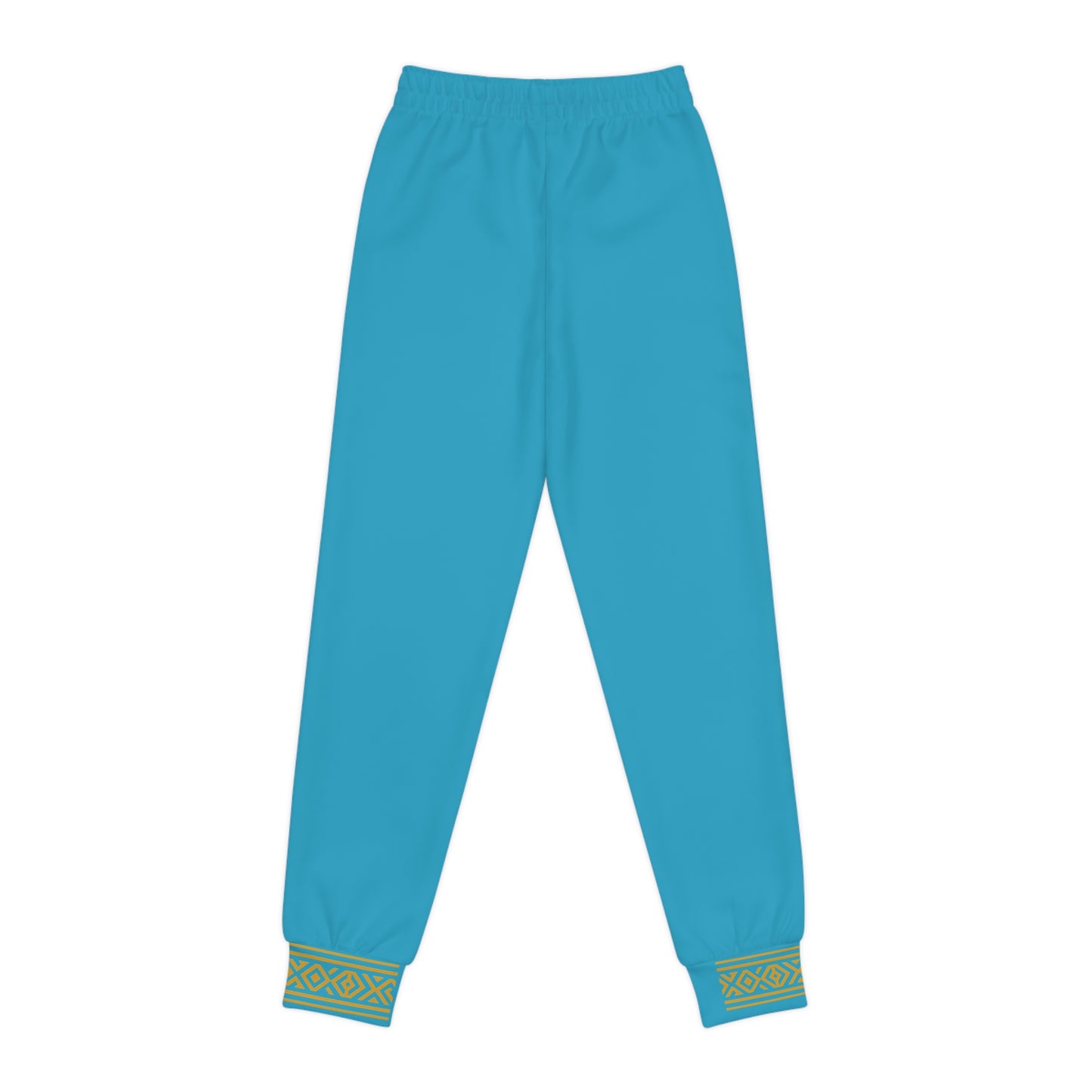 Nubian Pride Turquoise & Gold Tribal Unisex Joggers