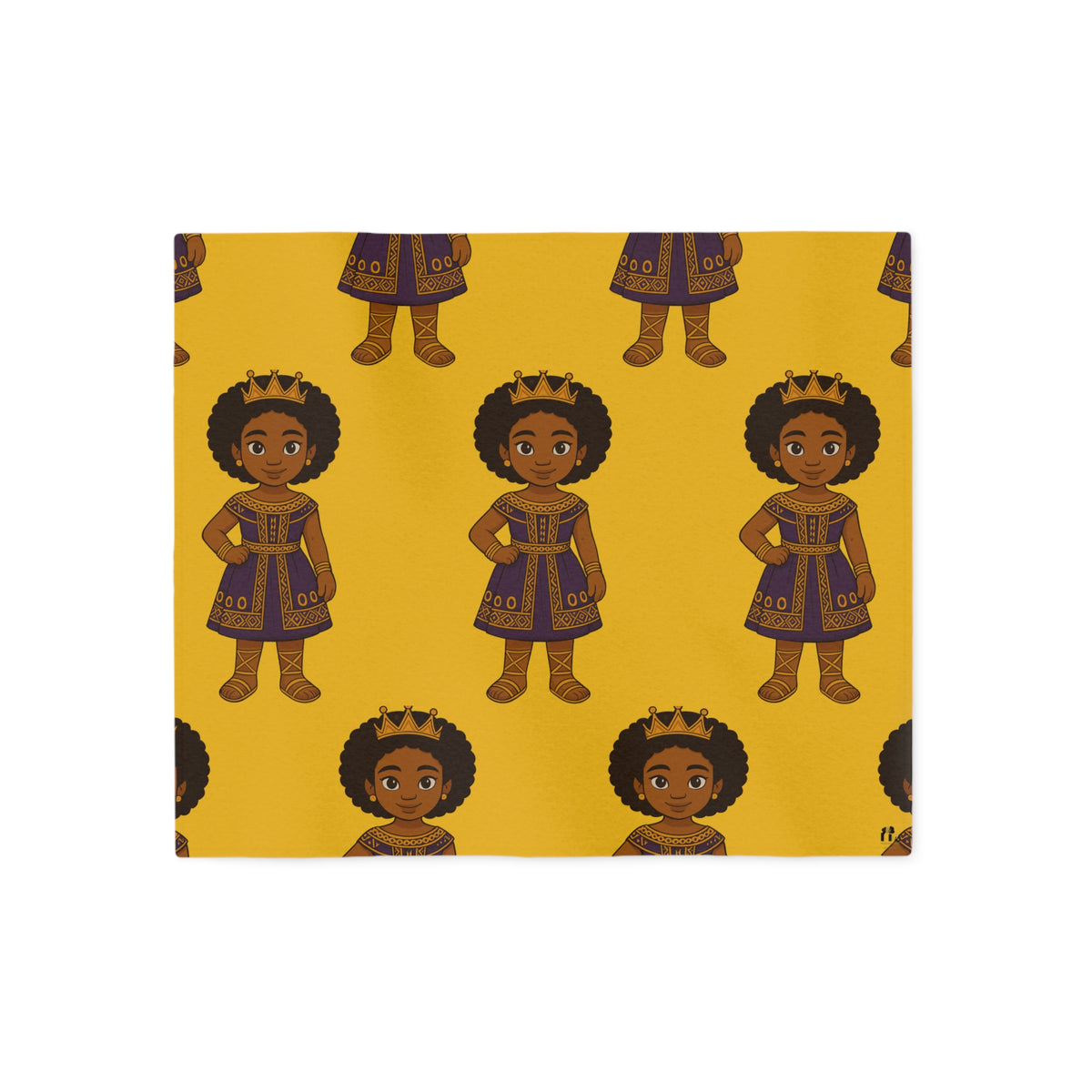 “Little Royal” Sweatshirt Blanket for Black Girls