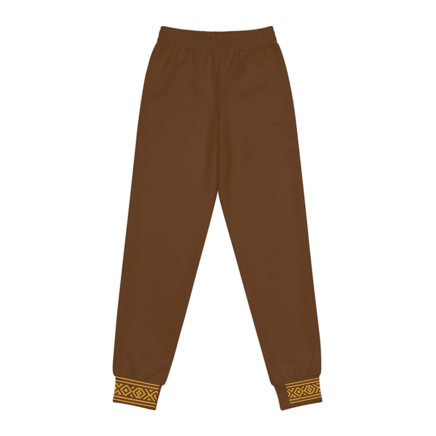Nubian Pride Brown & Gold Tribal Unisex Joggers