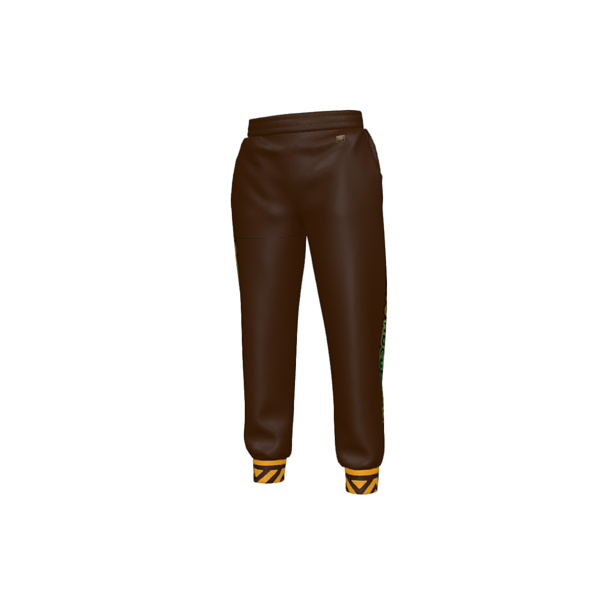 HBCU Unisex Graffiti Joggers in Brown