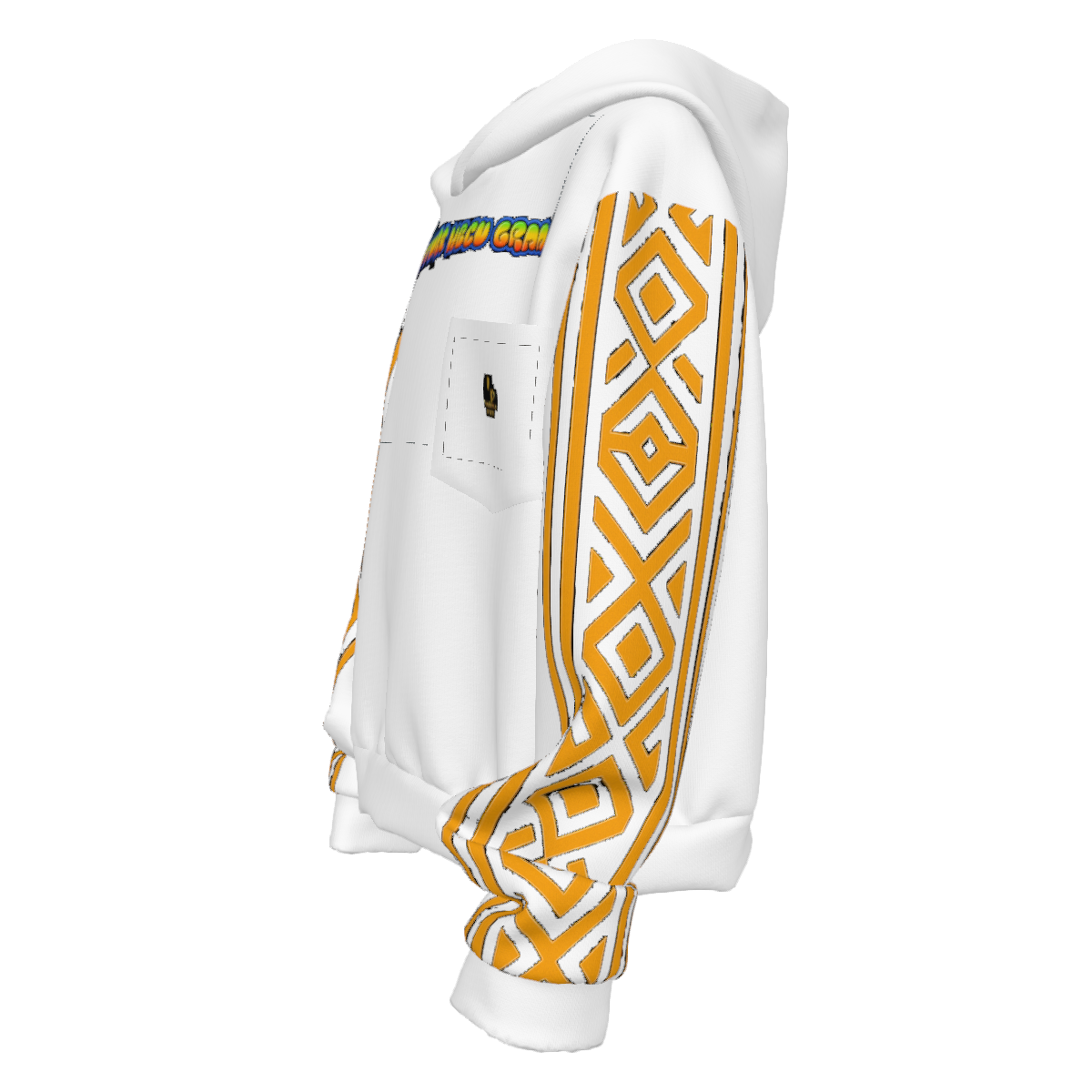 Proud Future HBCU Grad Unisex Hoodie in White