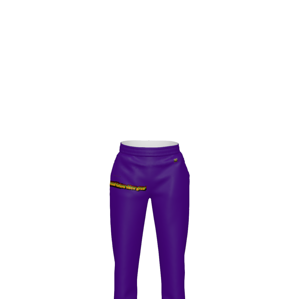 Proud Future HBCU Unisex Graffiti Joggers in Purple