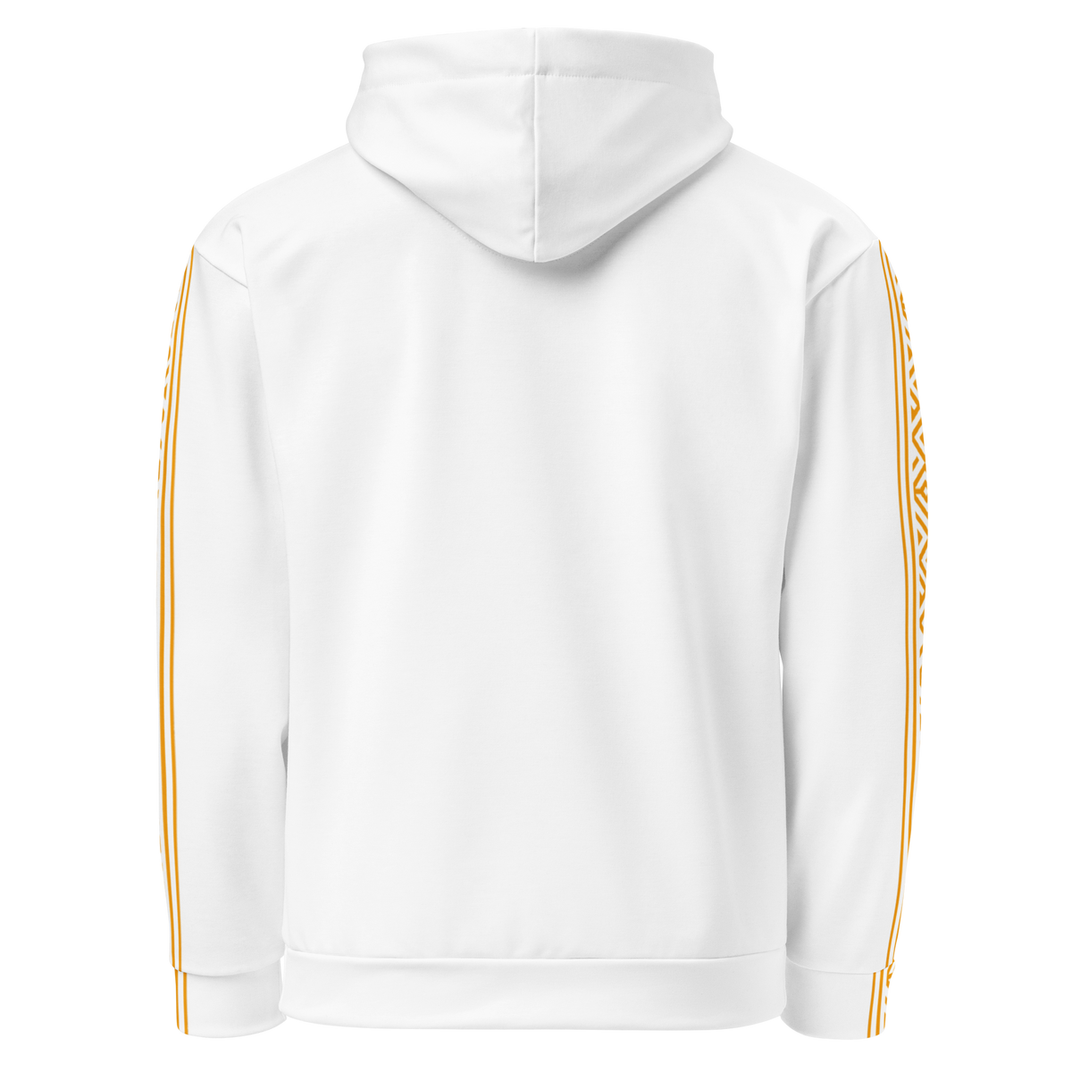 Nubian Pride Tribal Youth Unisex Hoodie in White