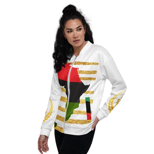 Royal Roots Pan-African Unisex Bomber Jacket
