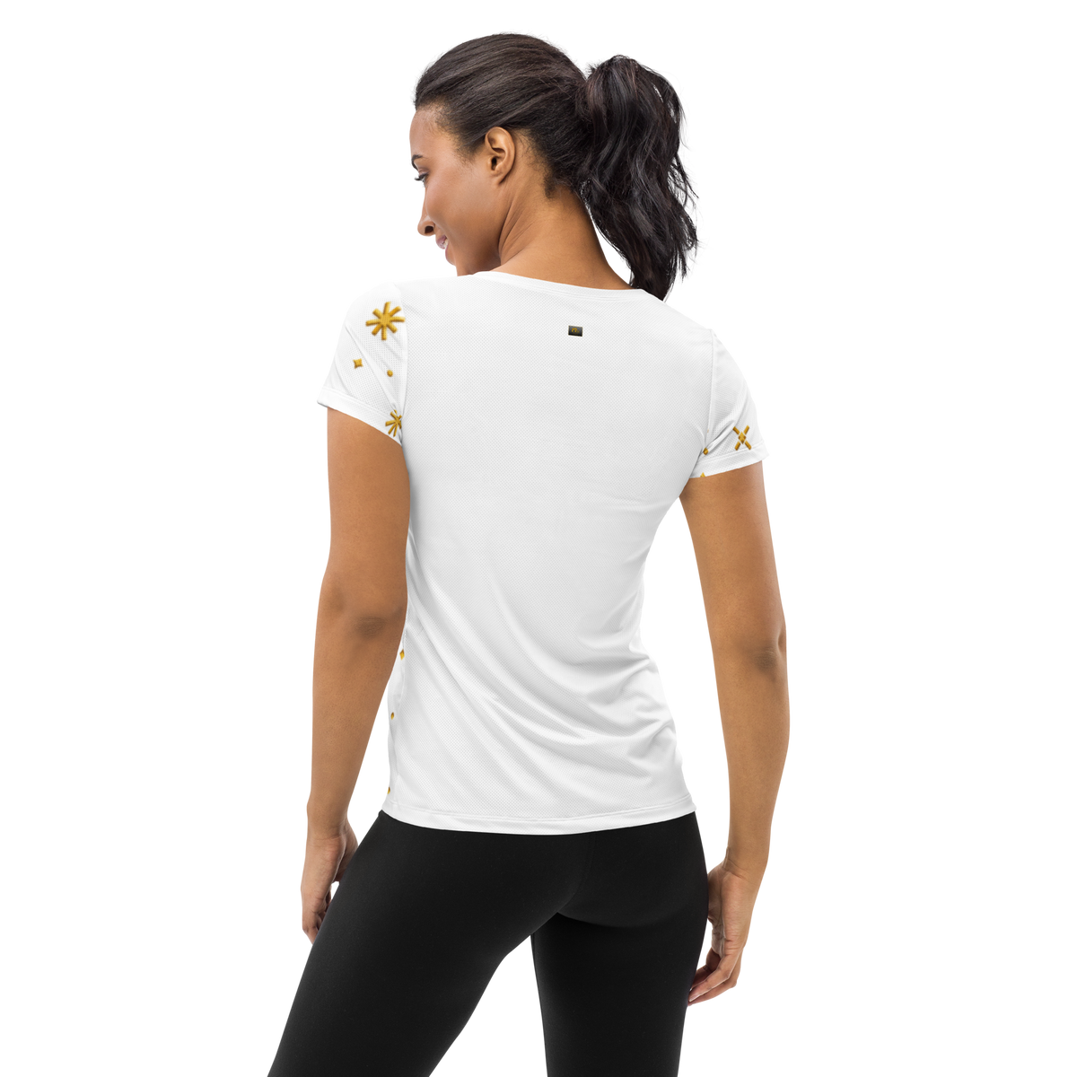 Celestial Bloom Tee for Women in White