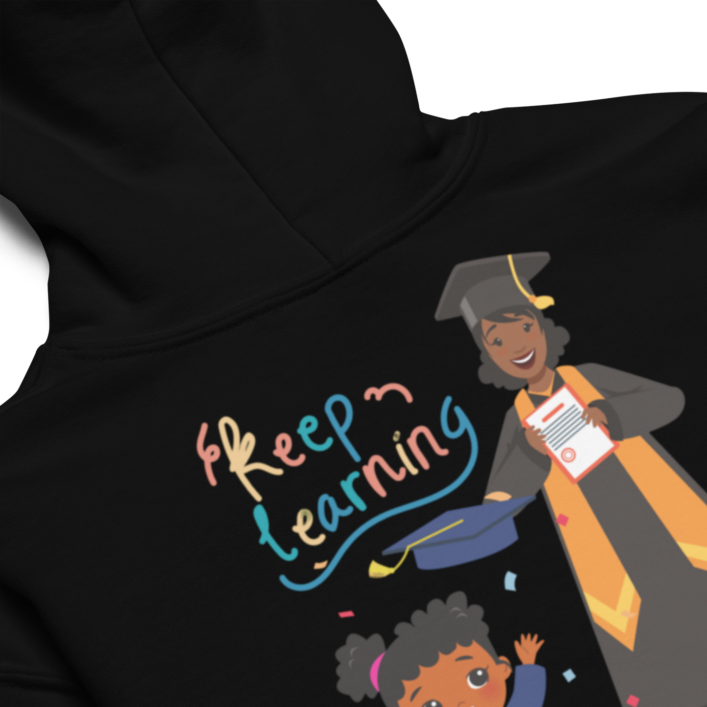 Future HBCU Graduate "Keep Rising" Youth Hoodie for Girls
