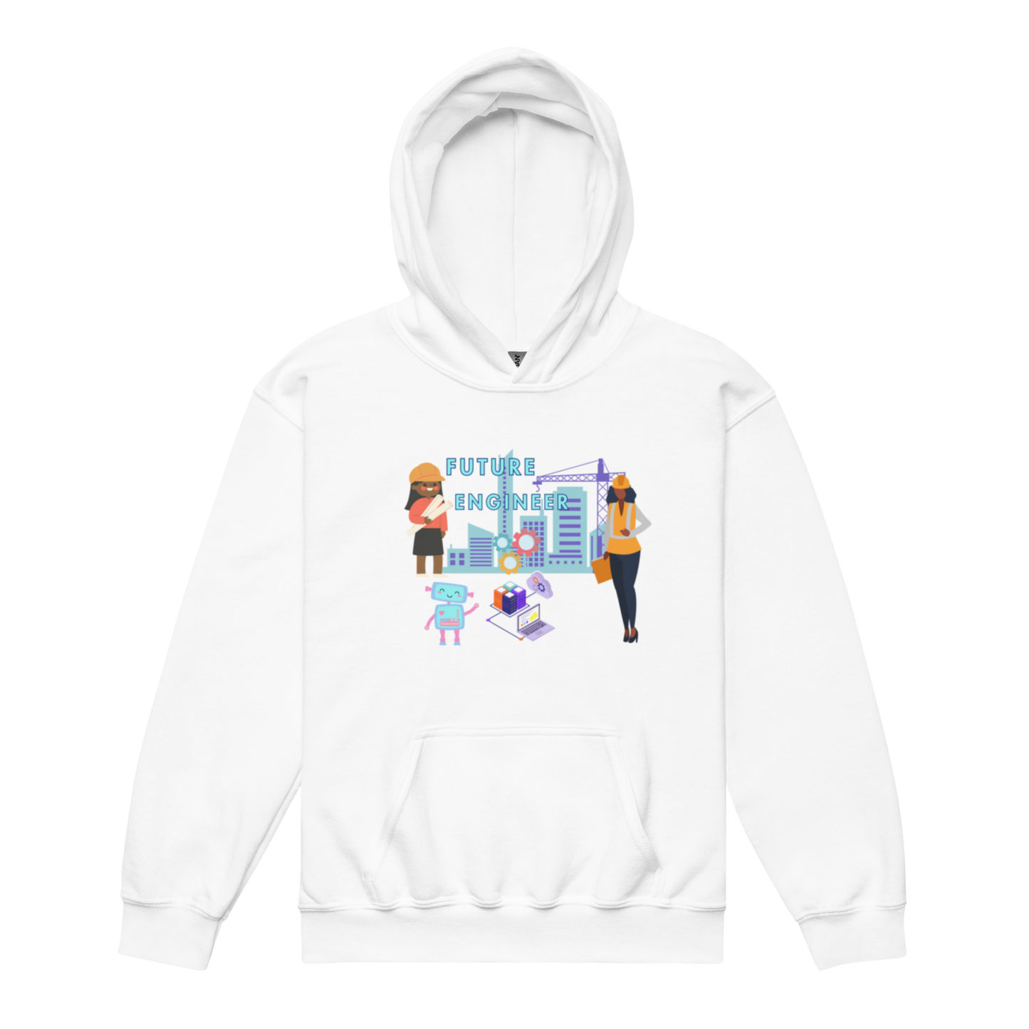 Future Engineer Youth Hoodie for Girls