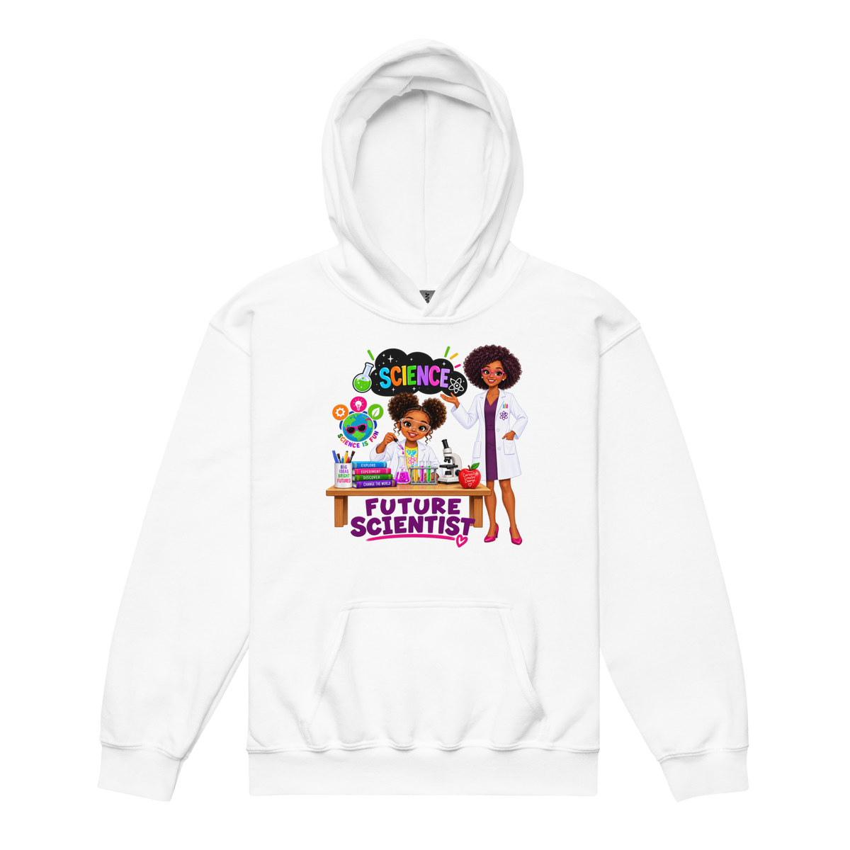 Future Scientist Youth Hoodie for Girls