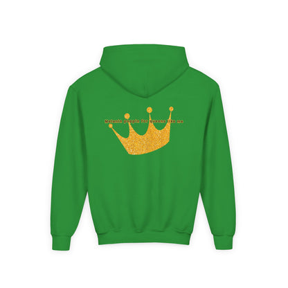 Young Queen – Girl's Empowerment Youth Hoodie