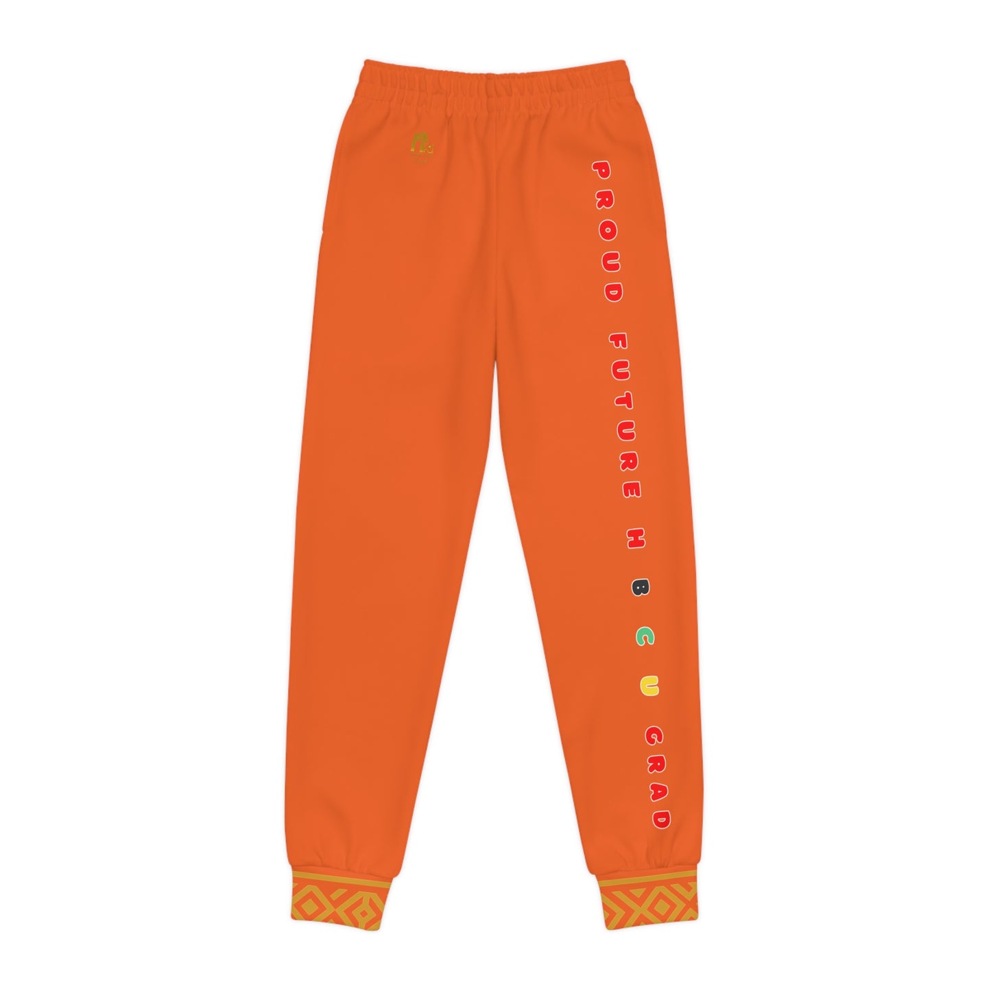 Future Legacy – Proud HBCU Grad Unisex Youth Joggers in Tangerine