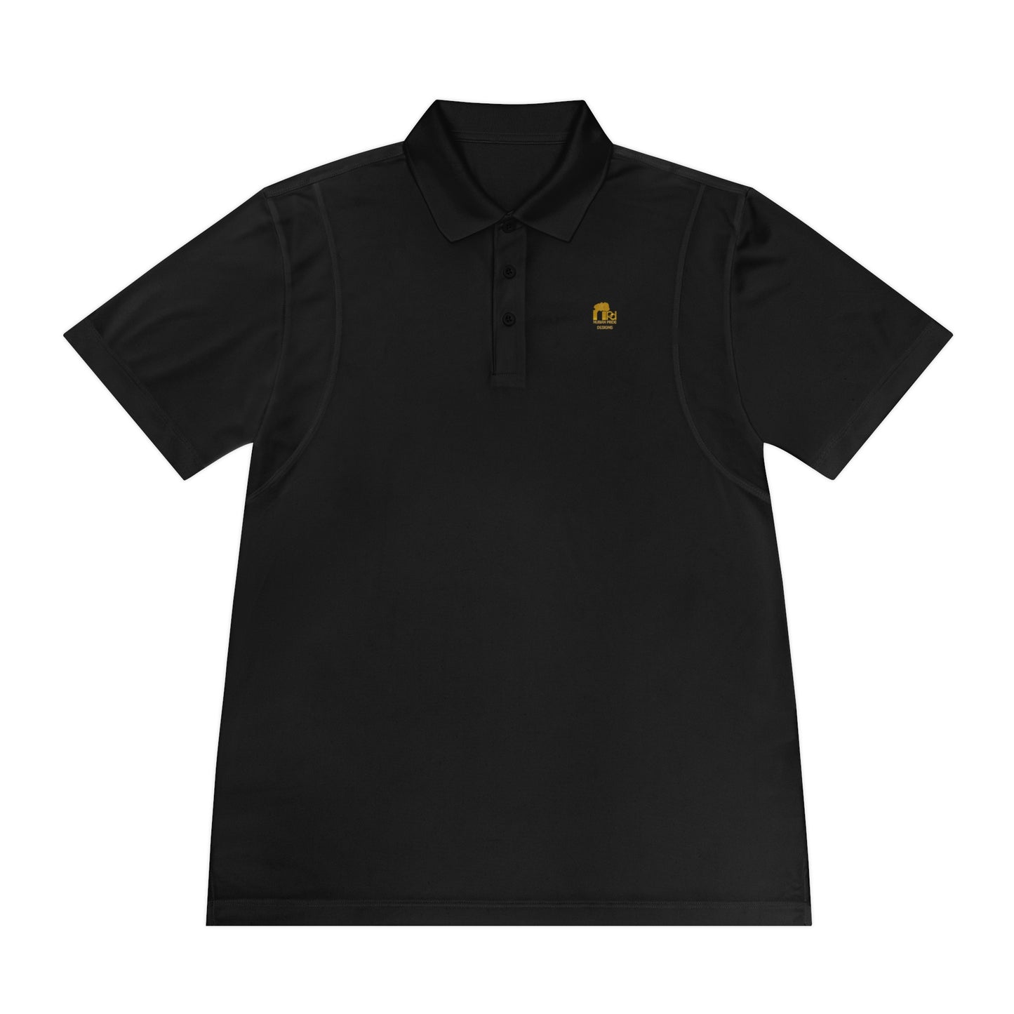 Nubian Pride Signature Gold Men's Polo
