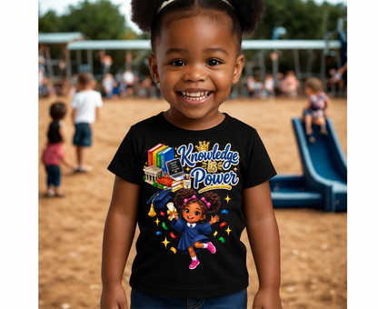 Knowledge Is Power Baby Jersey Tee for Girls
