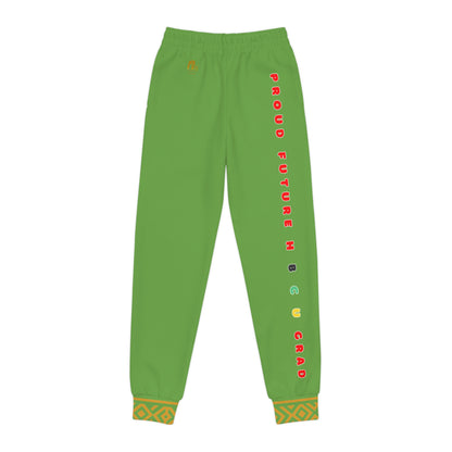 Future Legacy – Proud HBCU Grad Unisex Youth Joggers in Lime Green
