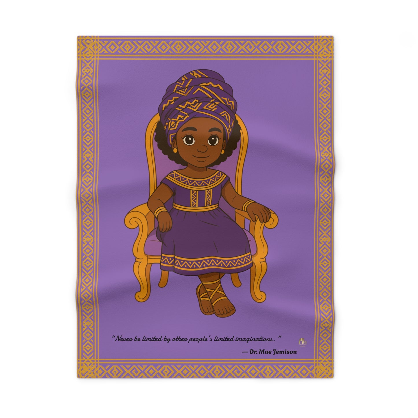 “Little Queen Heirloom” Fleece Blanket
