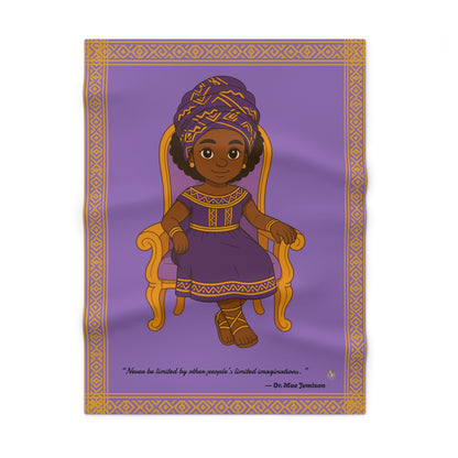 “Little Queen Heirloom” Fleece Blanket