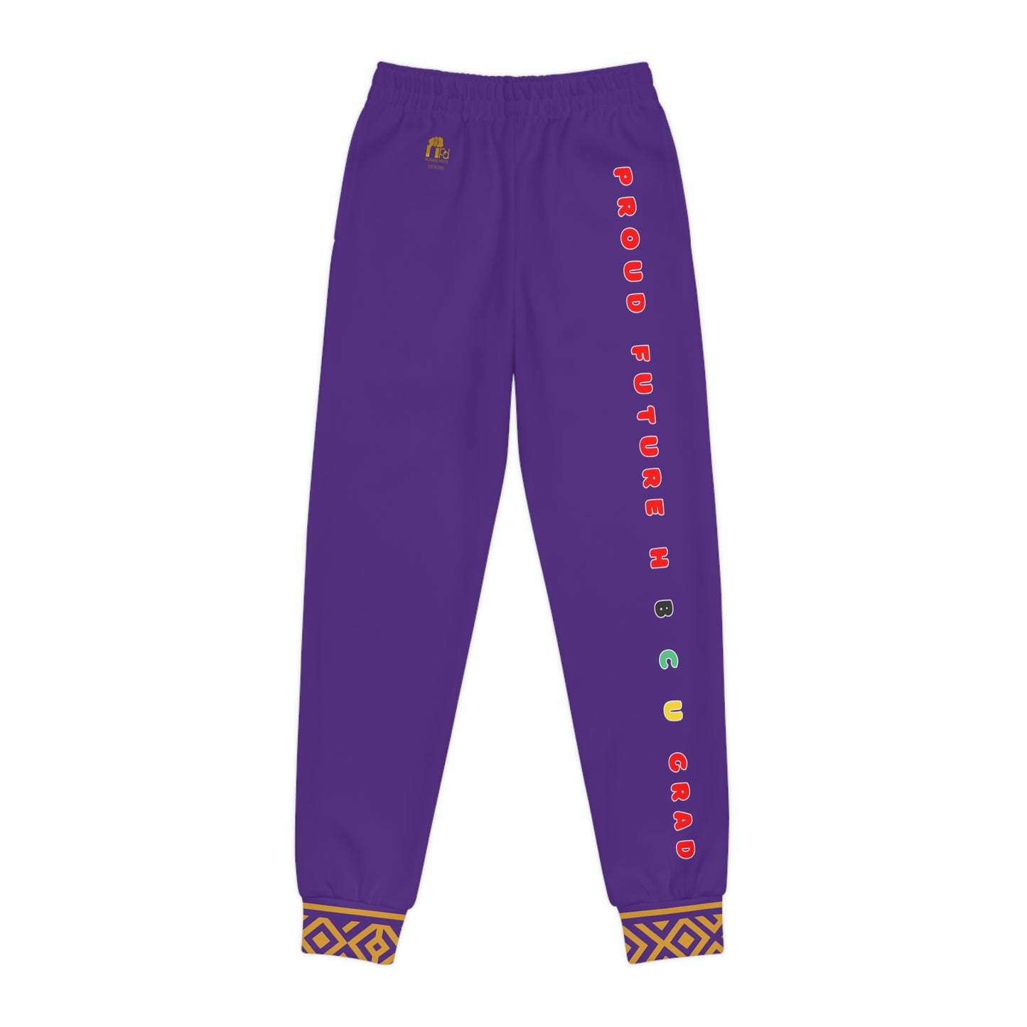 Future Legacy – Proud HBCU Grad Unisex Youth Joggers in Purple