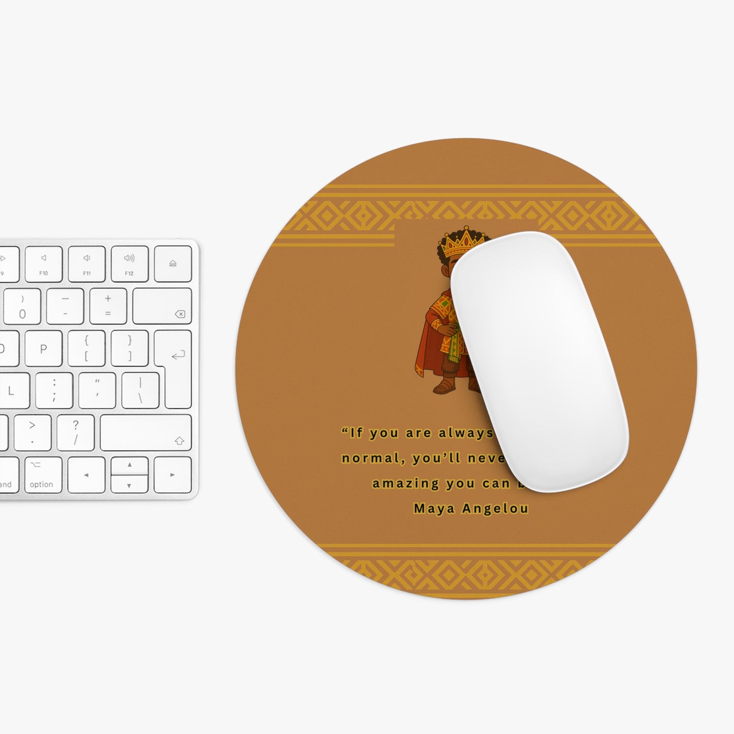 Royal Prince Mouse Pad – Bold African Prince Gaming & Office Desk Mat