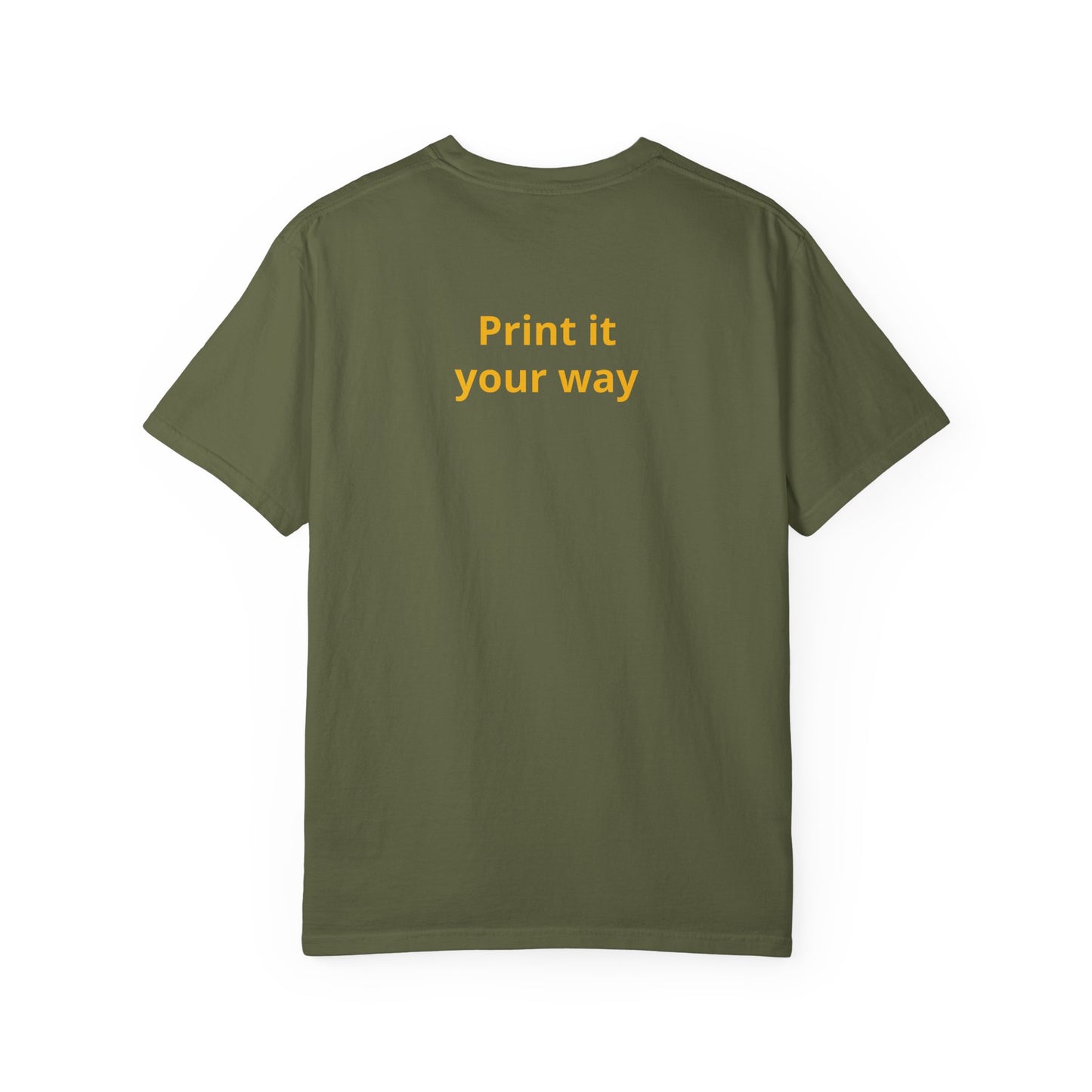 "What Comes Around" Custom Print - "Print it your way" Personalized Graphic Tee