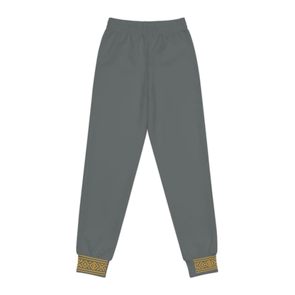 Nubian Pride Grey & Gold Tribal Unisex Joggers