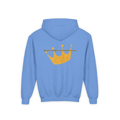 Young Queen – Girl's Empowerment Youth Hoodie