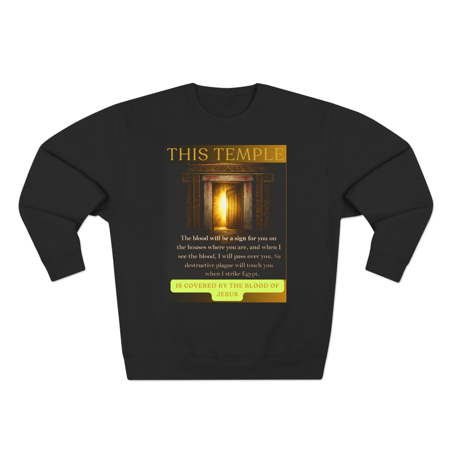 This Temple Covered Unisex Sweatshirt