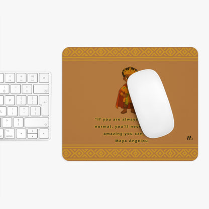 Royal Prince Mouse Pad – Bold African Prince Gaming & Office Desk Mat