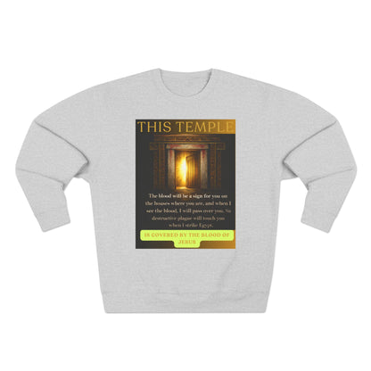This Temple Covered Unisex Sweatshirt