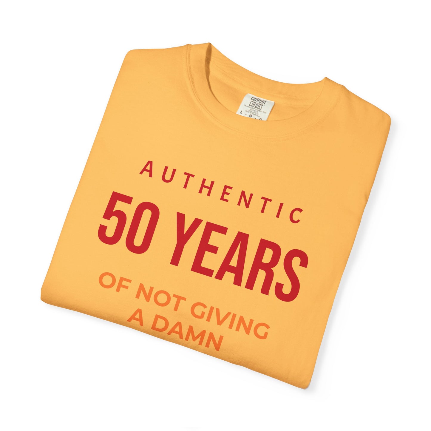 "Authentic 50 Years"  — "Print it your way" Personalized Graphic Tee