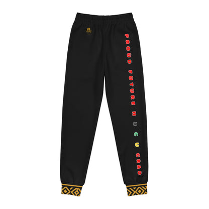 Future Legacy – Proud HBCU Grad Unisex Youth Joggers in Black