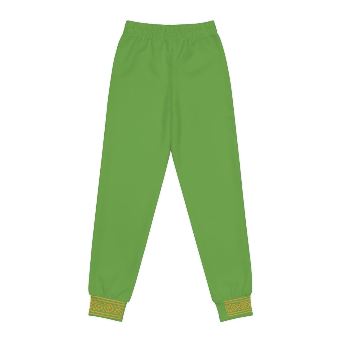 Nubian Pride Lime Green & Gold Tribal Unisex Joggers