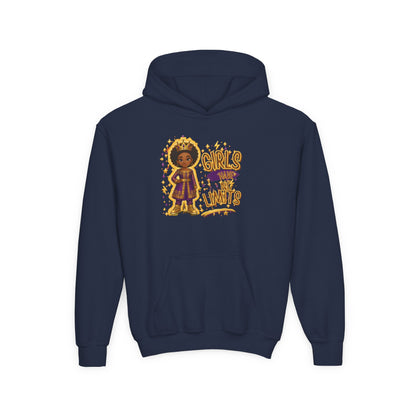 Young Queen – Girl's Empowerment Youth Hoodie