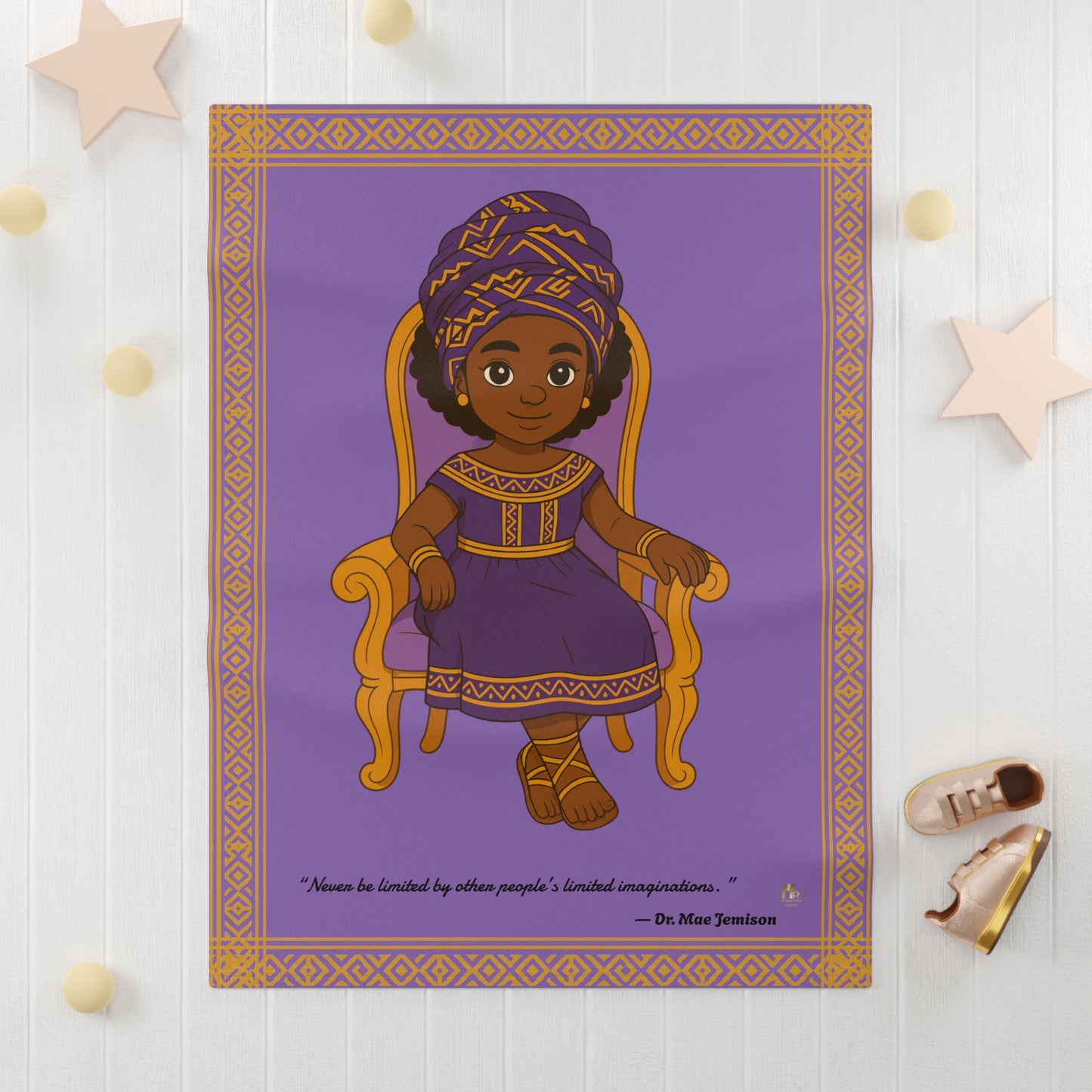 “Little Queen Heirloom” Fleece Blanket