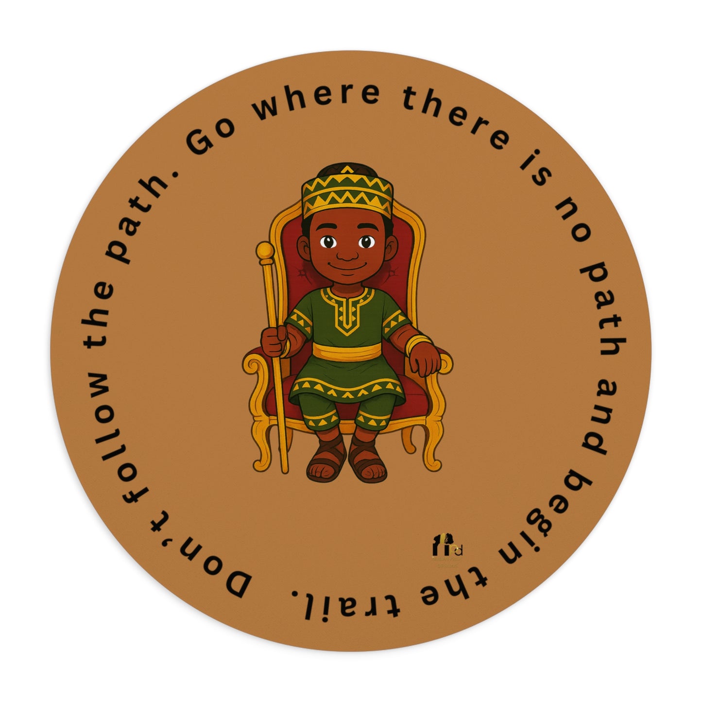 Prince Mouse Pad — Round Desk Mat for Kids & Gamers