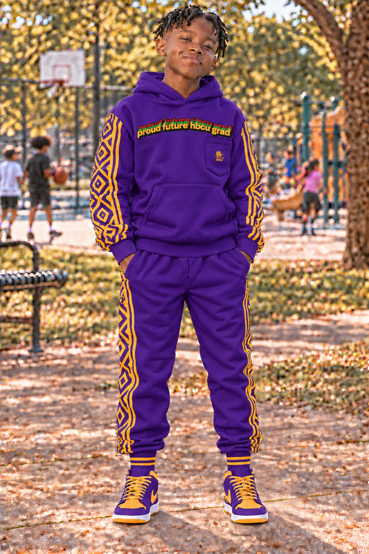 Proud Future HBCU Grad Unisex Hoodie in Purple