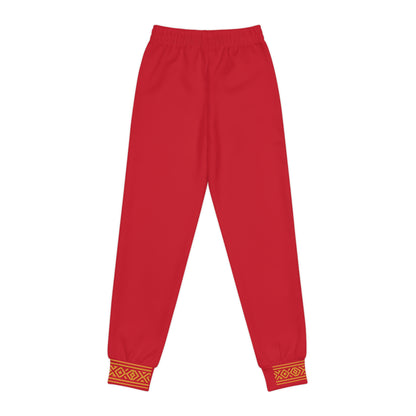 Nubian Pride Red & Gold Tribal Unisex Joggers
