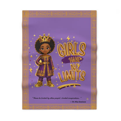 “Little Queen Heirloom” Fleece Blanket