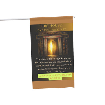This House Is Covered  Faith Banner