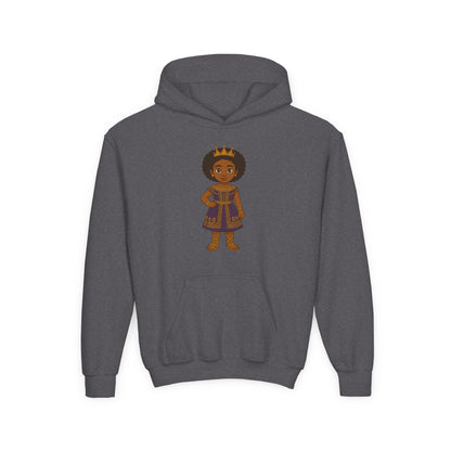 Young Queen – Girl's Empowerment Youth Hoodie