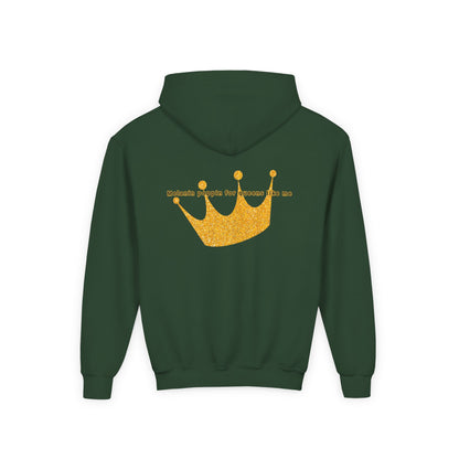 Young Queen – Girl's Empowerment Youth Hoodie