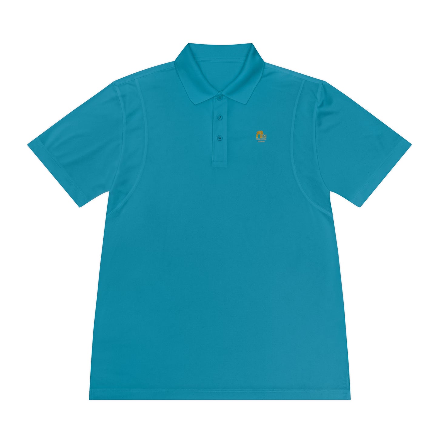 Nubian Pride Signature Gold Men's Polo