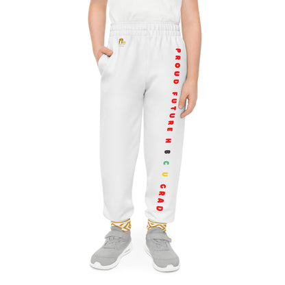 Future Legacy – Proud HBCU Grad Unisex Youth Joggers in White