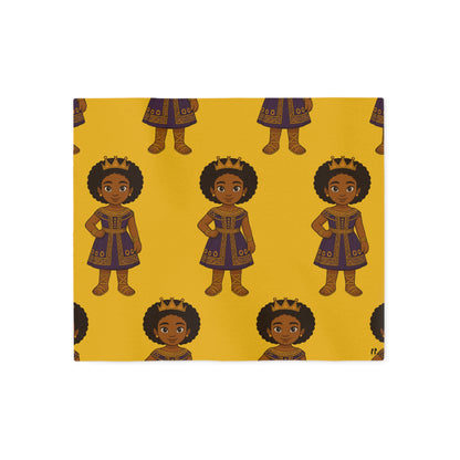 “Little Royal” Sweatshirt Blanket – Cozy Comfort for Black Girls with Big Imaginations