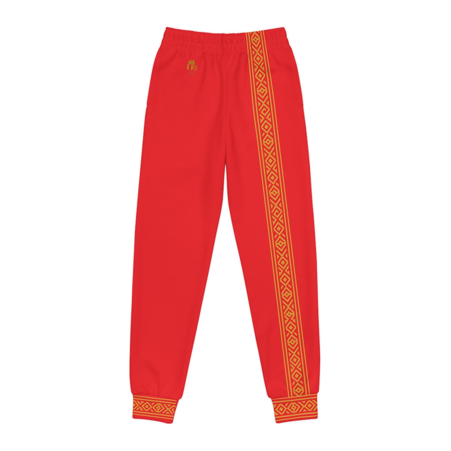 Nubian Pride Red & Gold Tribal Unisex Joggers