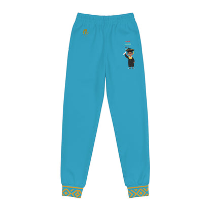 Future Legacy Proud HBCU Grad  Unisex Youth Joggers in Turquoise
