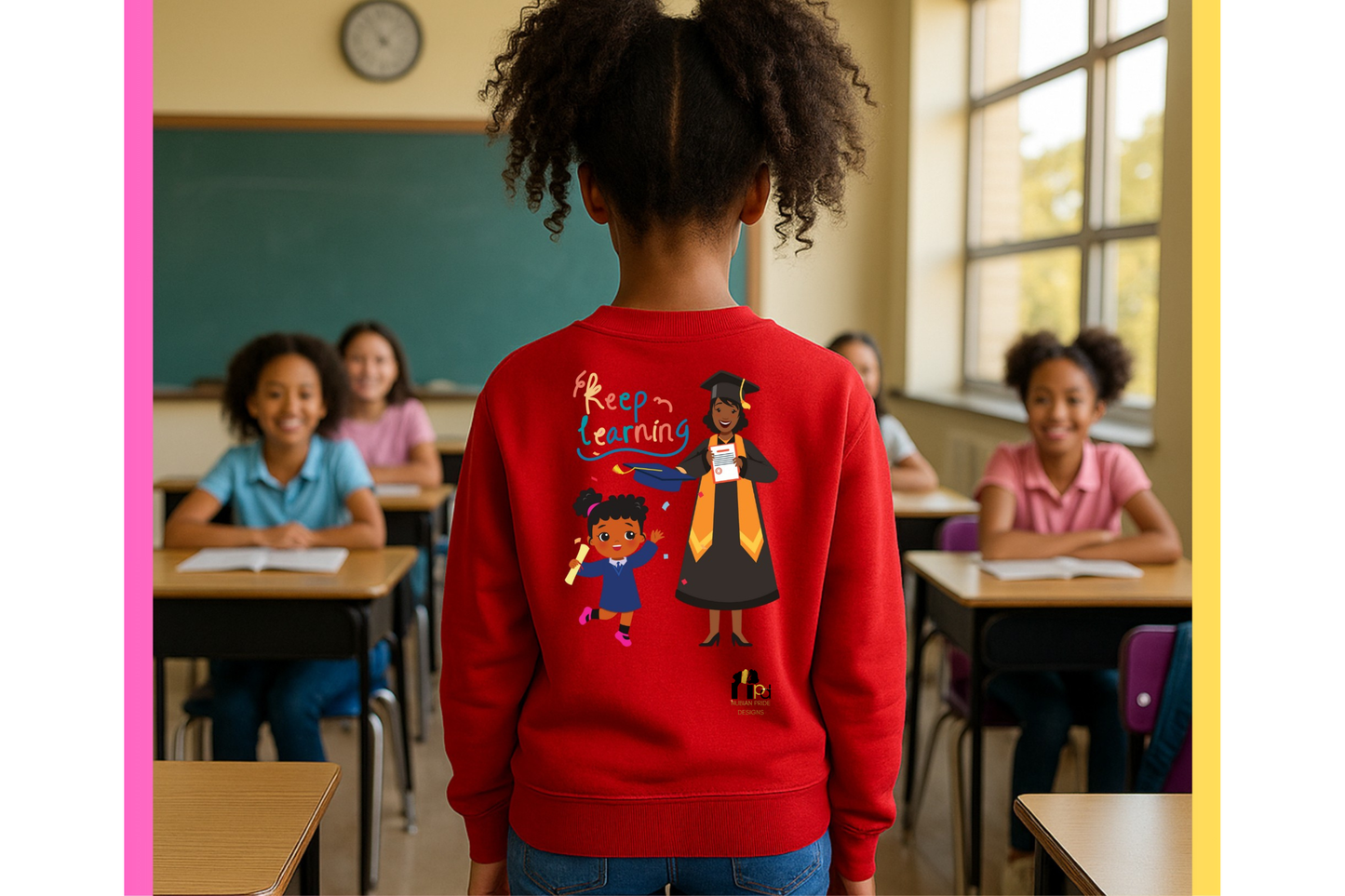 Keep Learning Proud Future HBCU Grad™ Youth Crewneck Sweatshirt for Girls