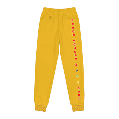 Future Legacy – Proud HBCU Grad Unisex Youth Joggers in Yellow