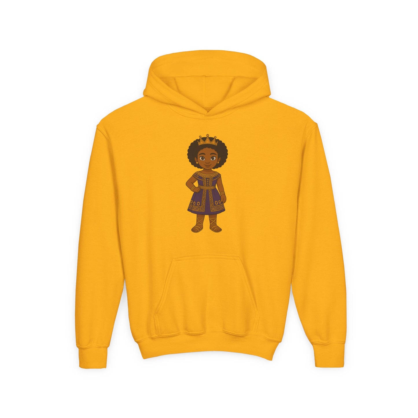Young Queen – Girl's Empowerment Youth Hoodie