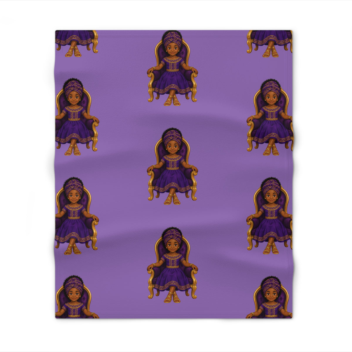“Little Queen” Fleece Throw Blanket