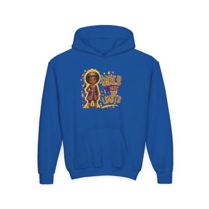Young Queen – Girl's Empowerment Youth Hoodie