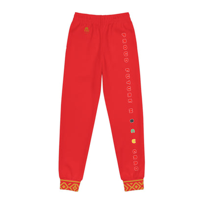 Future Legacy – Proud HBCU Grad Unisex Youth Joggers in Red